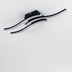 Plafonnier Letala LED Noir, 3 lumières