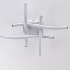 Plafonnier Letala LED Noir, 4 lumières