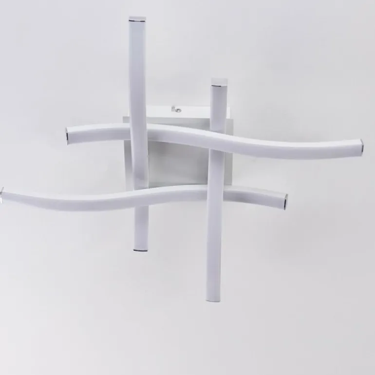 Plafonnier Letala LED Noir, 4 lumières