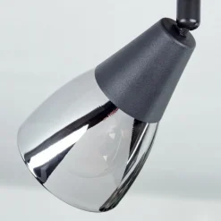 Plafonnier Leteque Écru, Noir, 2 lumières