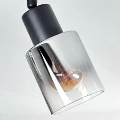 Plafonnier Leteque Noir, 2 lumières