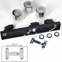 Plafonnier Leteque Noir, 3 lumières