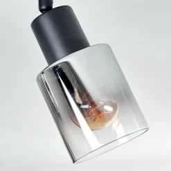 Plafonnier Leteque Noir, 4 lumières