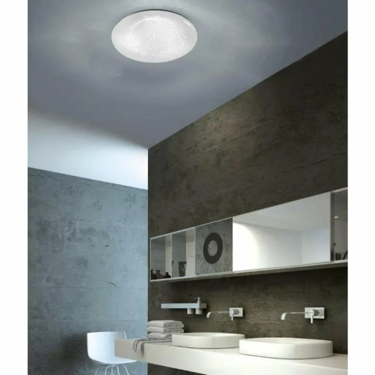 Plafonnier Leuchten Direkt SKYLER LED Blanc, 1 lumière