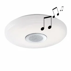 Plafonnier Leuchten Direkt PELVO LED Blanc, 1 lumière, Télécommandes, Changeur de couleurs