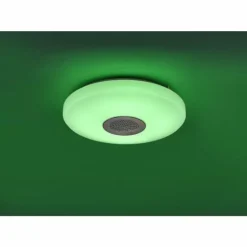 Plafonnier Leuchten Direkt PELVO LED Blanc, 1 lumière, Télécommandes, Changeur de couleurs