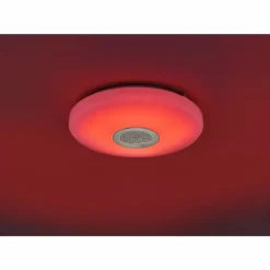 Plafonnier Leuchten Direkt PELVO LED Blanc, 1 lumière, Télécommandes, Changeur de couleurs