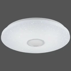 Plafonnier Leuchten Direkt JONAS LED Blanc, 1 lumière, Télécommandes