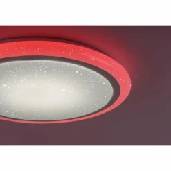Plafonnier Leuchten Direkt LUISA LED Blanc, 1 lumière, Télécommandes, Changeur de couleurs
