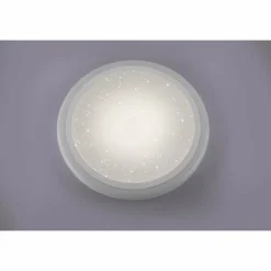 Plafonnier Leuchten Direkt LUISA LED Blanc, 1 lumière, Télécommandes, Changeur de couleurs