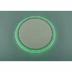 Plafonnier Leuchten Direkt LUISA LED Blanc, 1 lumière, Télécommandes, Changeur de couleurs