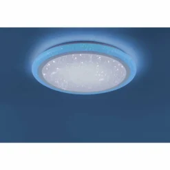 Plafonnier Leuchten Direkt LUISA LED Blanc, 1 lumière, Télécommandes, Changeur de couleurs