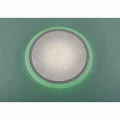 Plafonnier Leuchten Direkt LUISA LED Blanc, 1 lumière, Télécommandes, Changeur de couleurs