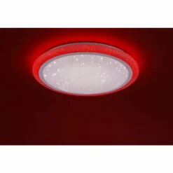 Plafonnier Leuchten Direkt LUISA LED Blanc, 1 lumière, Télécommandes, Changeur de couleurs