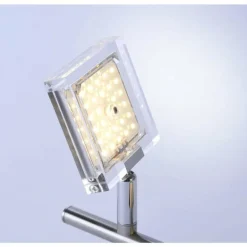 Plafonnier Leuchten Direkt Tony LED Chrome, Nickel mat, 4 lumières