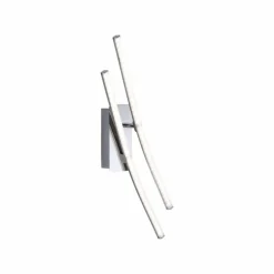 Plafonnier Leuchten Direkt Simon LED Chrome, 2 lumières