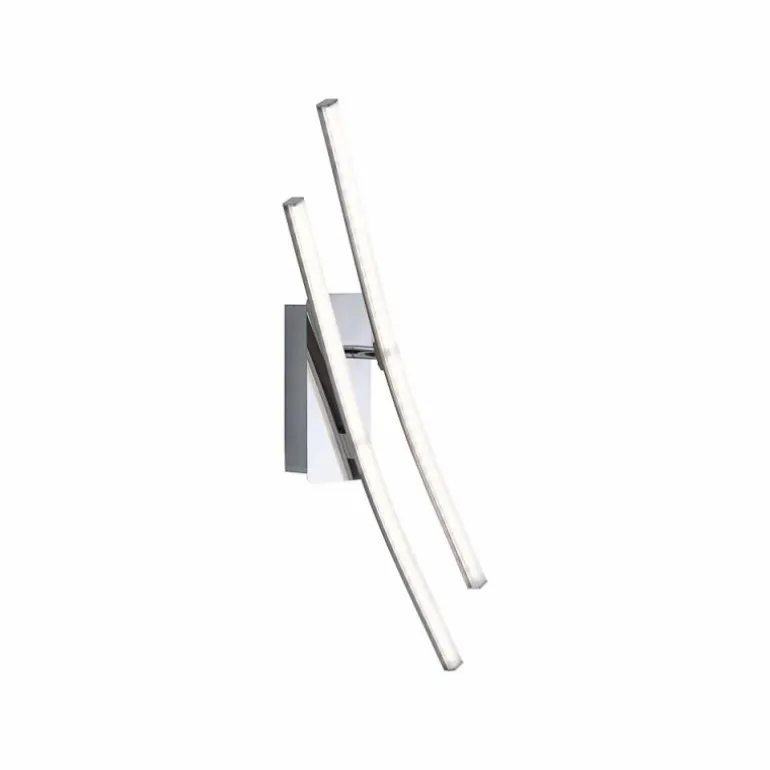 Plafonnier Leuchten Direkt Simon LED Chrome, 2 lumières