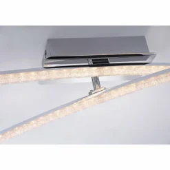 Plafonnier Leuchten Direkt Simon LED Chrome, 2 lumières