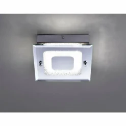 Plafonnier Leuchten Direkt LISA LED Chrome, 1 lumière