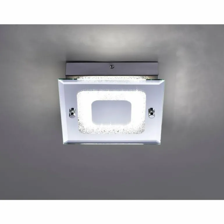 Plafonnier Leuchten Direkt LISA LED Chrome, 1 lumière