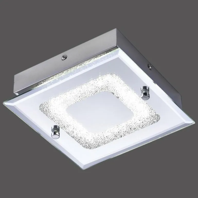 Plafonnier Leuchten Direkt LISA LED Chrome, 1 lumière
