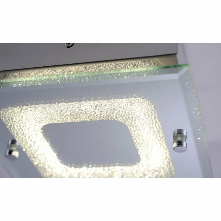 Plafonnier Leuchten Direkt LISA LED Chrome, 1 lumière