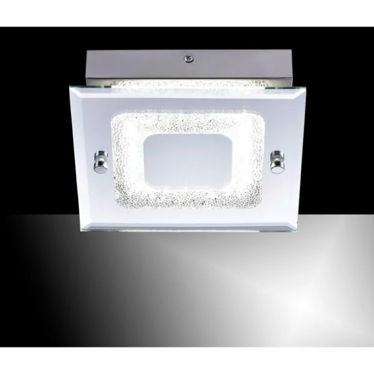 Plafonnier Leuchten Direkt LISA LED Chrome, 1 lumière