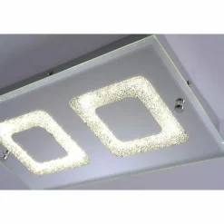 Plafonnier Leuchten Direkt LISA LED Chrome, 2 lumières