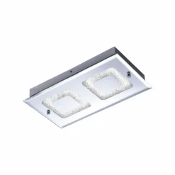 Plafonnier Leuchten Direkt LISA LED Chrome, 2 lumières