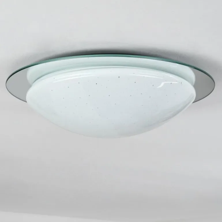 Plafonnier Leuchten Direkt SKYLER LED Chrome, 1 lumière