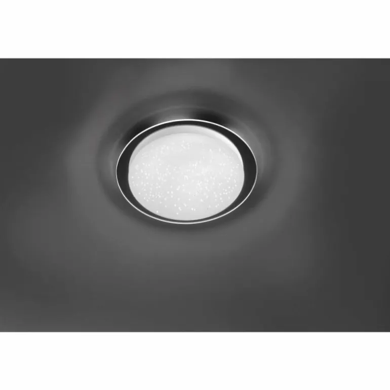 Plafonnier Leuchten Direkt SKYLER LED Chrome, 1 lumière