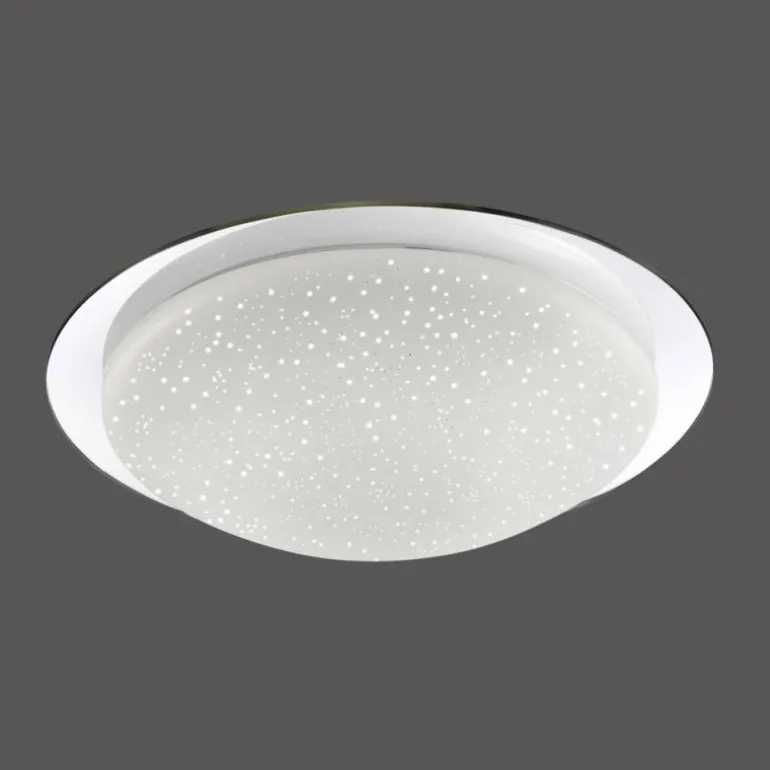 Plafonnier Leuchten Direkt SKYLER LED Chrome, 1 lumière