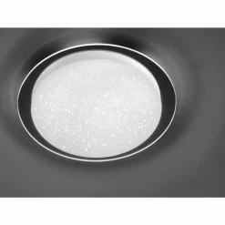 Plafonnier Leuchten Direkt SKYLER LED Chrome, 1 lumière