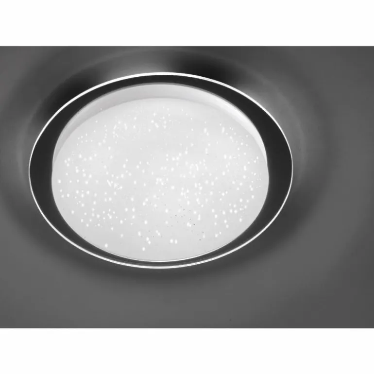 Plafonnier Leuchten Direkt SKYLER LED Chrome, 1 lumière