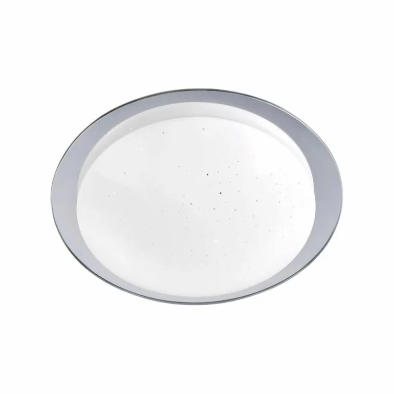 Plafonnier Leuchten Direkt SKYLER LED Chrome, 1 lumière
