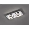 Plafonnier Leuchten Direkt TIM LED Chrome, 2 lumières