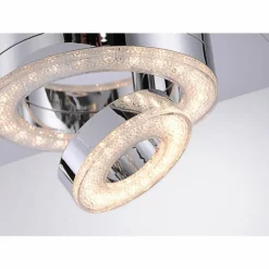 Plafonnier Leuchten Direkt TIM LED Chrome, 2 lumières