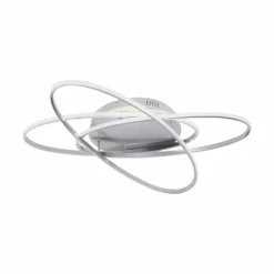 Plafonnier Leuchten Direkt MALIK LED Acier inoxydable, 1 lumière, Télécommandes