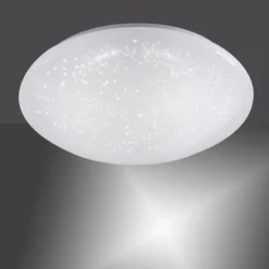 Plafonnier Leuchten Direkt SKYLER LED Blanc, 1 lumière, Détecteur de mouvement