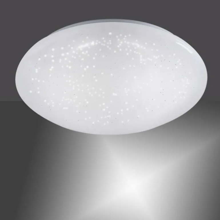 Plafonnier Leuchten Direkt SKYLER LED Blanc, 1 lumière, Détecteur de mouvement