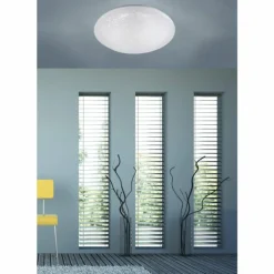 Plafonnier Leuchten Direkt SKYLER LED Blanc, 1 lumière, Détecteur de mouvement