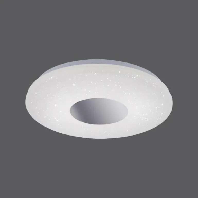 Plafonnier Leuchten Direkt LAVINIA LED Chrome, 1 lumière