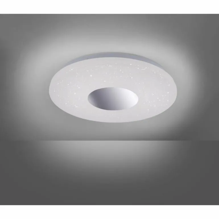 Plafonnier Leuchten Direkt LAVINIA LED Chrome, 1 lumière