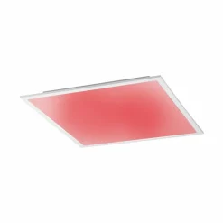 Plafonnier Leuchten Direkt Ls-FLAT LED Blanc, 1 lumière, Télécommandes, Changeur de couleurs