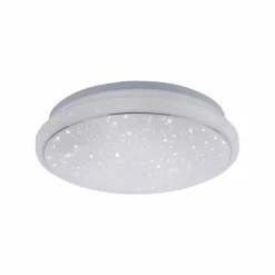 Plafonnier Leuchten Direkt Ls-JUPI LED Blanc, 1 lumière, Télécommandes, Changeur de couleurs