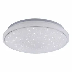 Plafonnier Leuchten Direkt Ls-JUPI LED Blanc, 1 lumière, Télécommandes, Changeur de couleurs