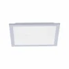 Plafonnier Leuchten Direkt FLAT LED Argenté, 1 lumière, Télécommandes