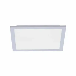 Plafonnier Leuchten Direkt FLAT LED Argenté, 1 lumière, Télécommandes