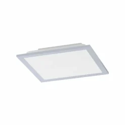 Plafonnier Leuchten Direkt FLAT LED Argenté, 1 lumière, Télécommandes