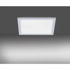 Plafonnier Leuchten Direkt FLAT LED Argenté, 1 lumière, Télécommandes